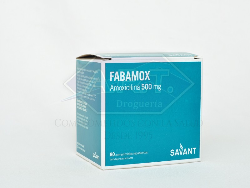 AMOXICILINA 500MG. COMPRIMIDOS X 8 SAVANT